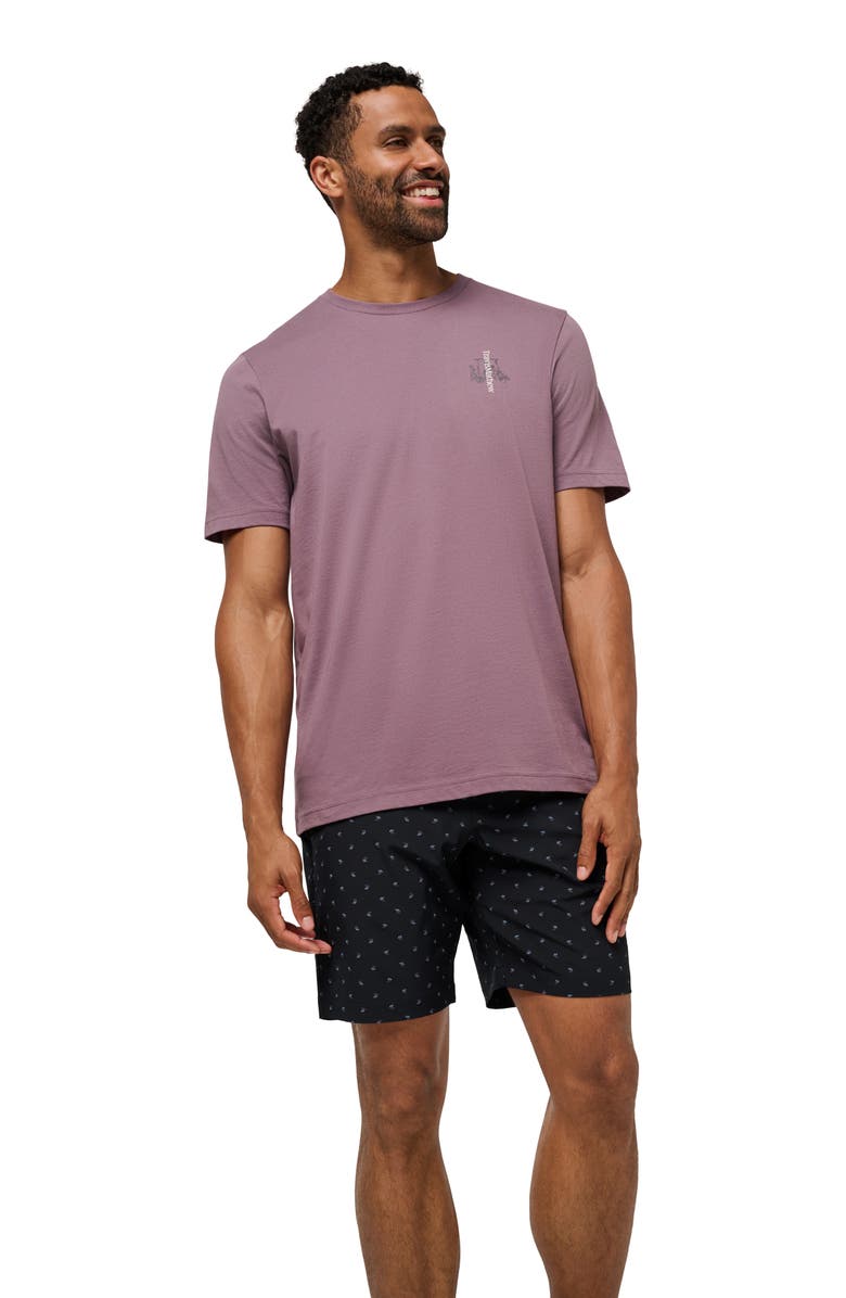 TravisMathew Beck Shorts, Alternate, color, Black Geo