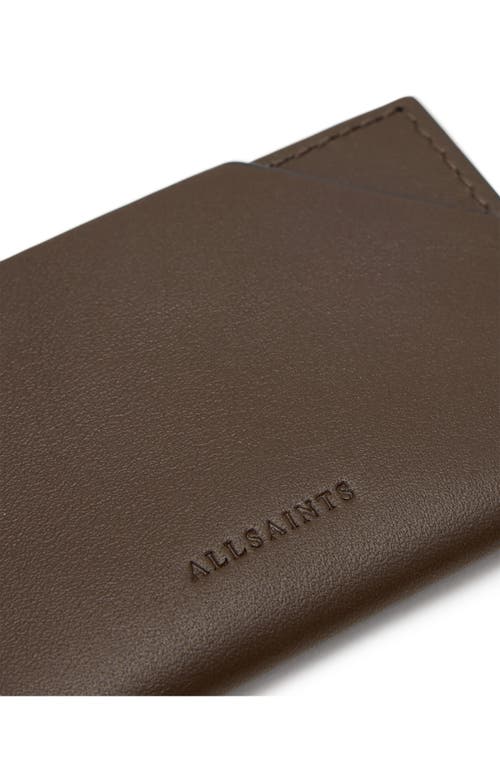Allsaints Hex Leather Cardholder