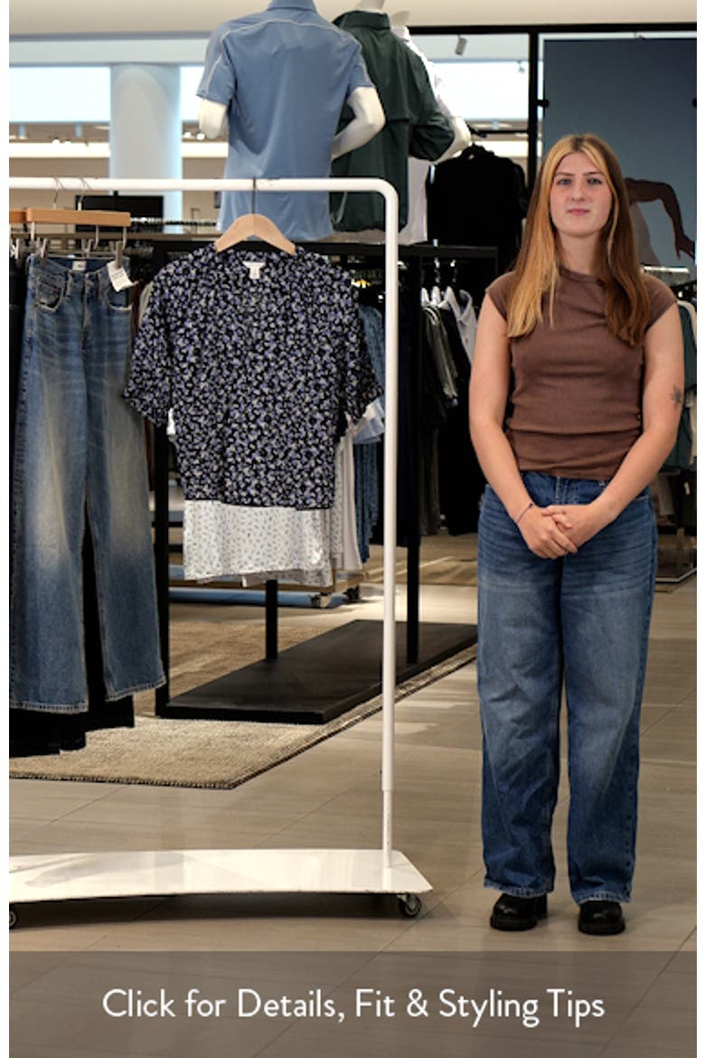 Pintucked Short Sleeve Popover Top video