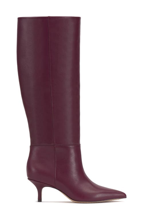 Vince Camuto Tansie Tall Boot In Burgundy