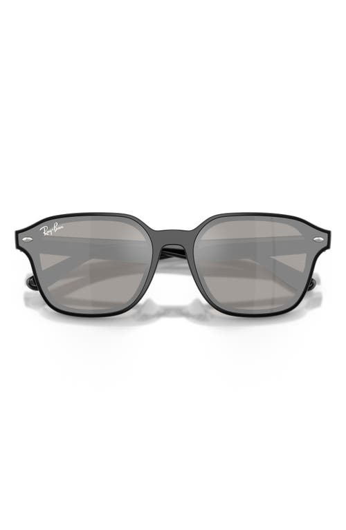 Ray Ban Ray-ban 65mm Mirrored Oversize Square Sunglasses