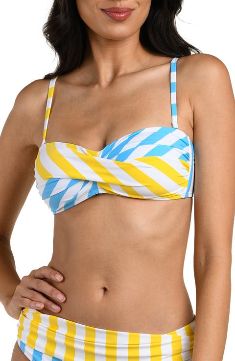 Coastal Twist Bandeau Bikini Top