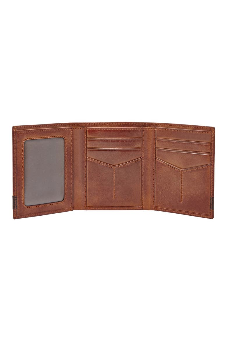 'Quinn' Trifold Wallet, Alternate, color, BROWN