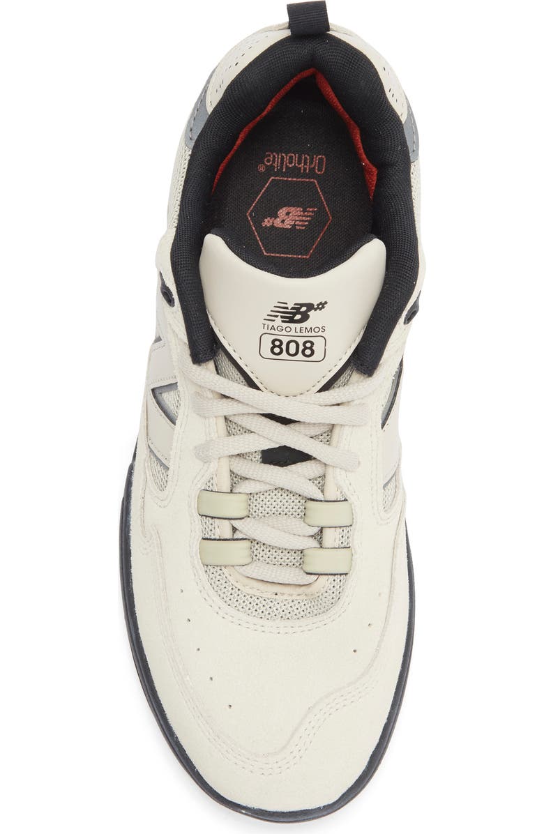 New Balance 808 Thiago Lemos Sneaker, Alternate, color, Sea Salt/ Black