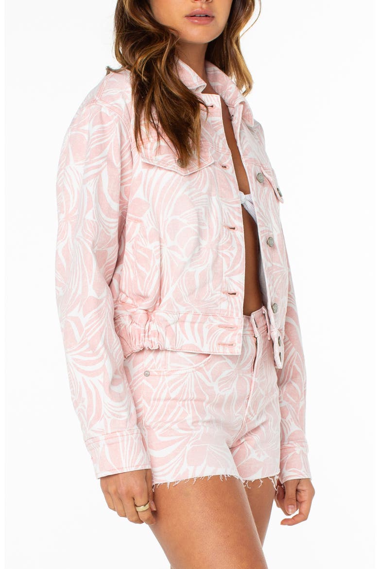 Up to Putty Denim Jacket, Alternate, color, MUREX SHL
