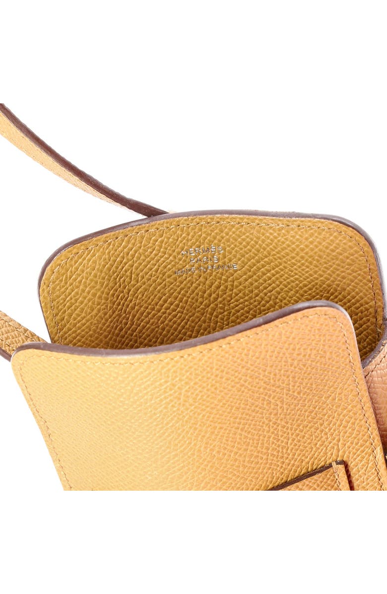 Pre-Owned Hermes Hermesway Phone Case Crossbody Bag Epsom, Alternate, color, Biscuit
