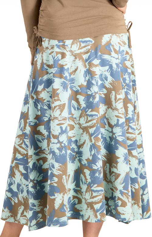 Uv Skinz A-line Upf Midi Skirt In Multi