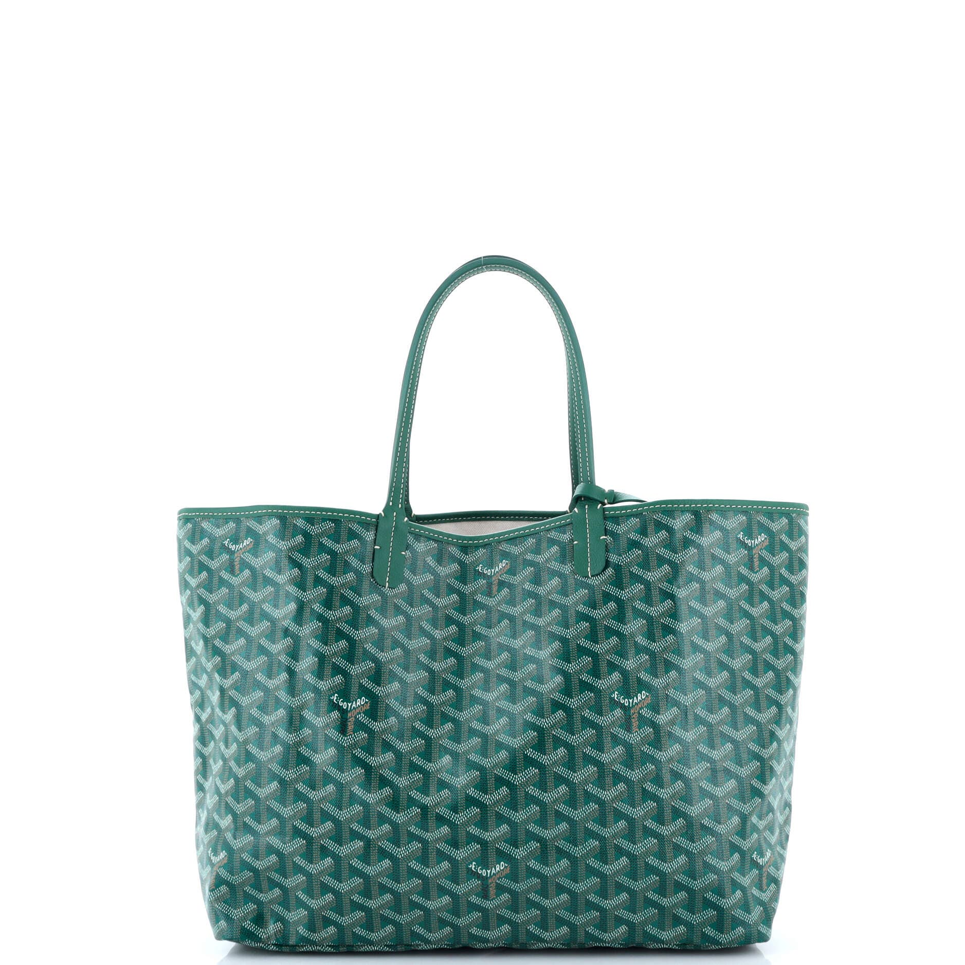 Pre-Owned Goyard Saint Louis Tote Coated Canvas PM, Alternate, color, Green