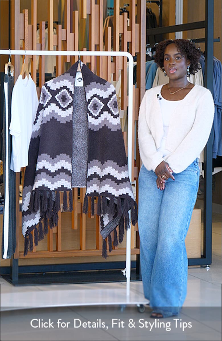 Barefoot Dreams CozyChic Mosaic Wrap, sales video thumbnail