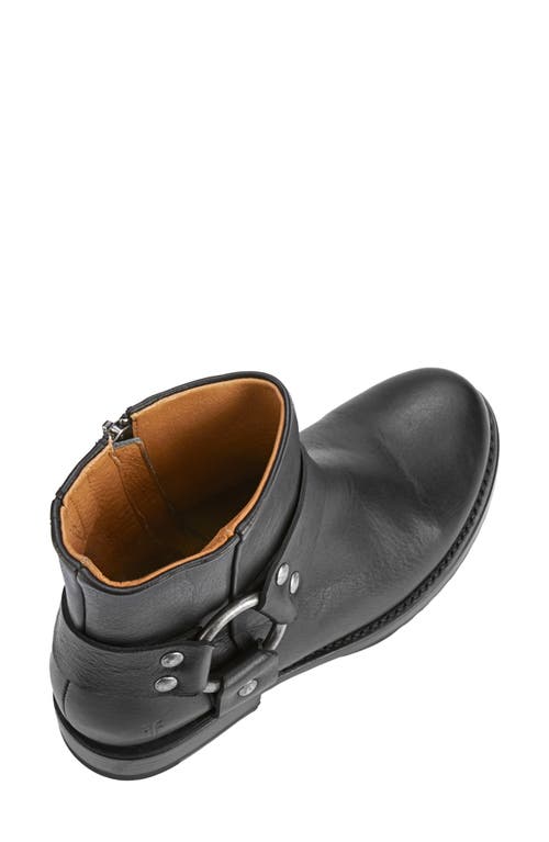 Frye Veronica Harness Moto Bootie In Black - Pallio