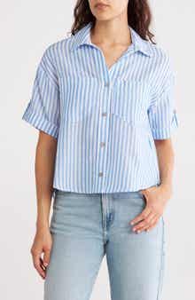 JASON WU Stripe Camp Shirt
