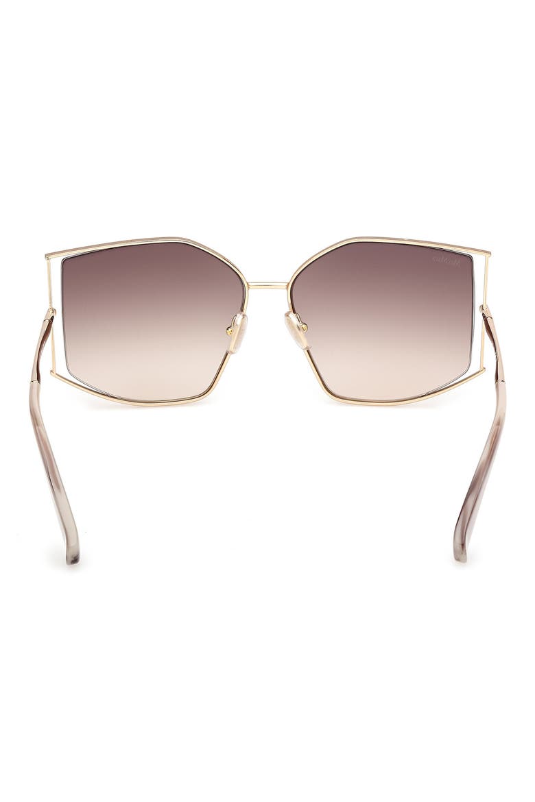 Menton 59mm Cat Eye Sunglasses, Alternate, color, PALE GOLD/ FEATHER GREY/ BROWN