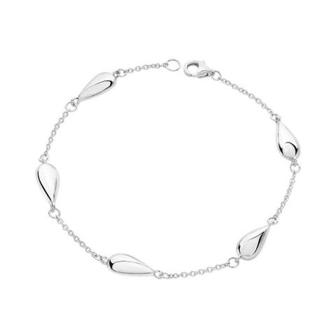Station Tear Drop Bracelet