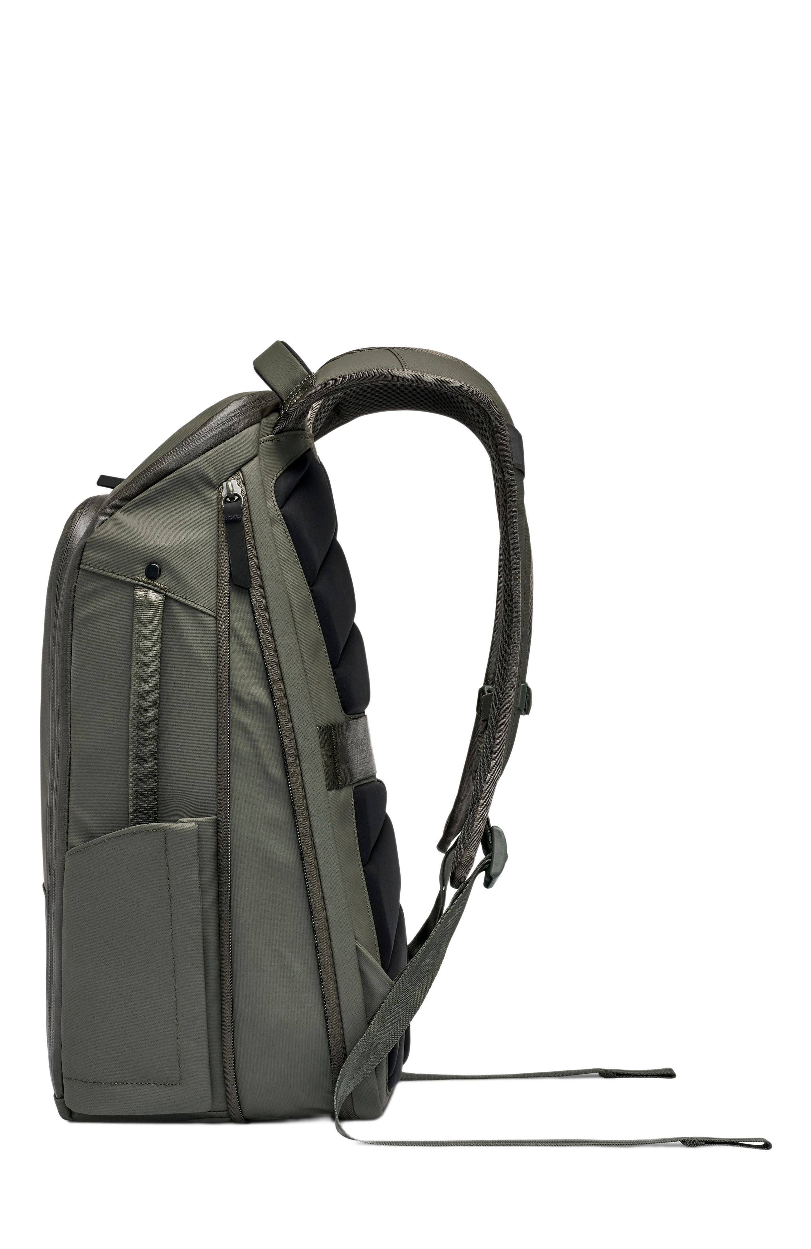 Functional & Lightweight Water Resistant Everyday Backpack, Alternate, color, Olive - 14L