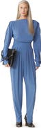 Lanvin Long-Sleeved Top In Crepe De Chine