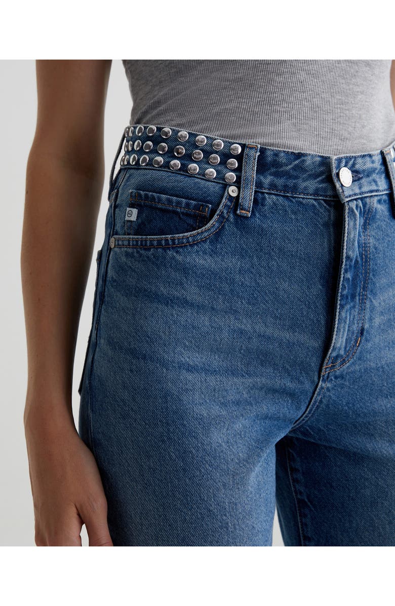 AG Rian Super High Waist Straight Leg Jeans, Alternate, color, 
