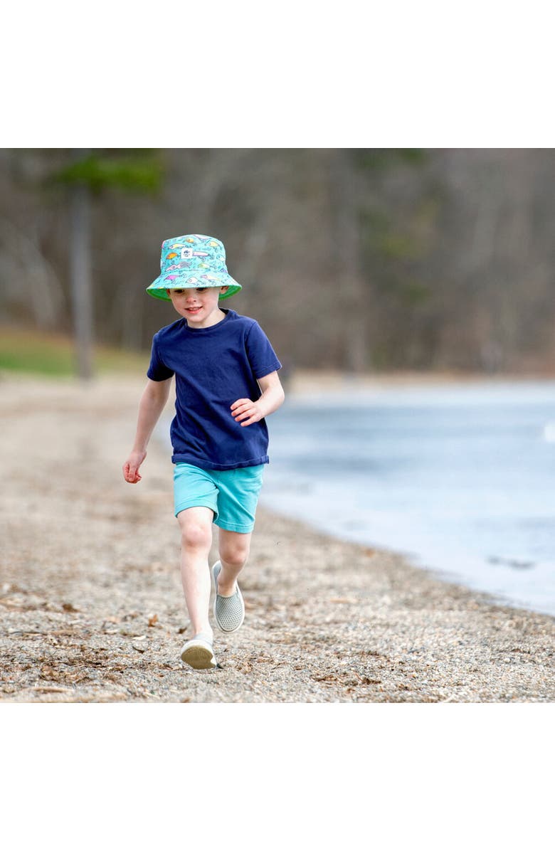Turtle Fur Kids Wild Thing Bucket Hat, Alternate, color, School Of Fish Bait