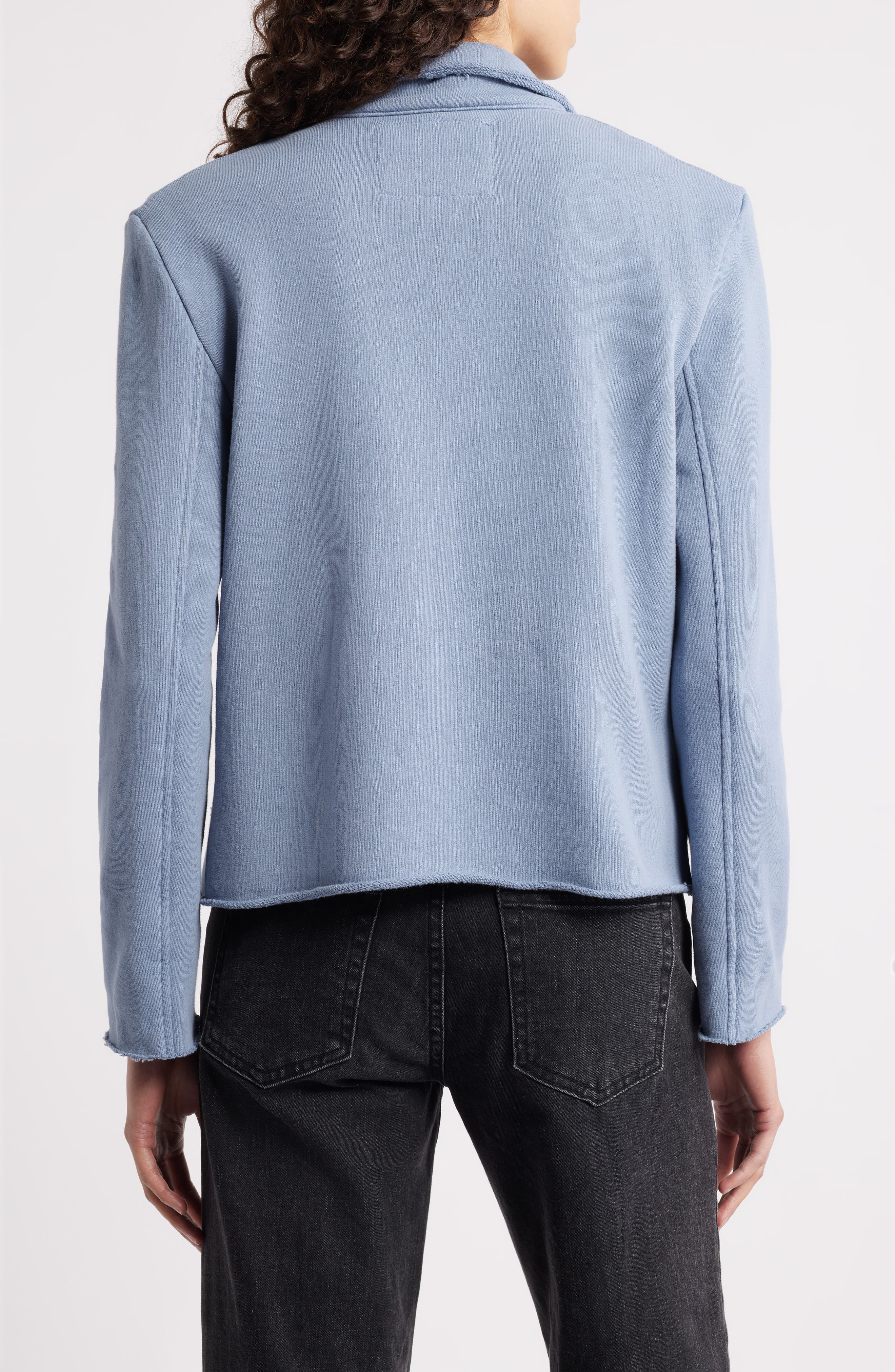 Mini Belfast Crop Knit Peacoat - image 2