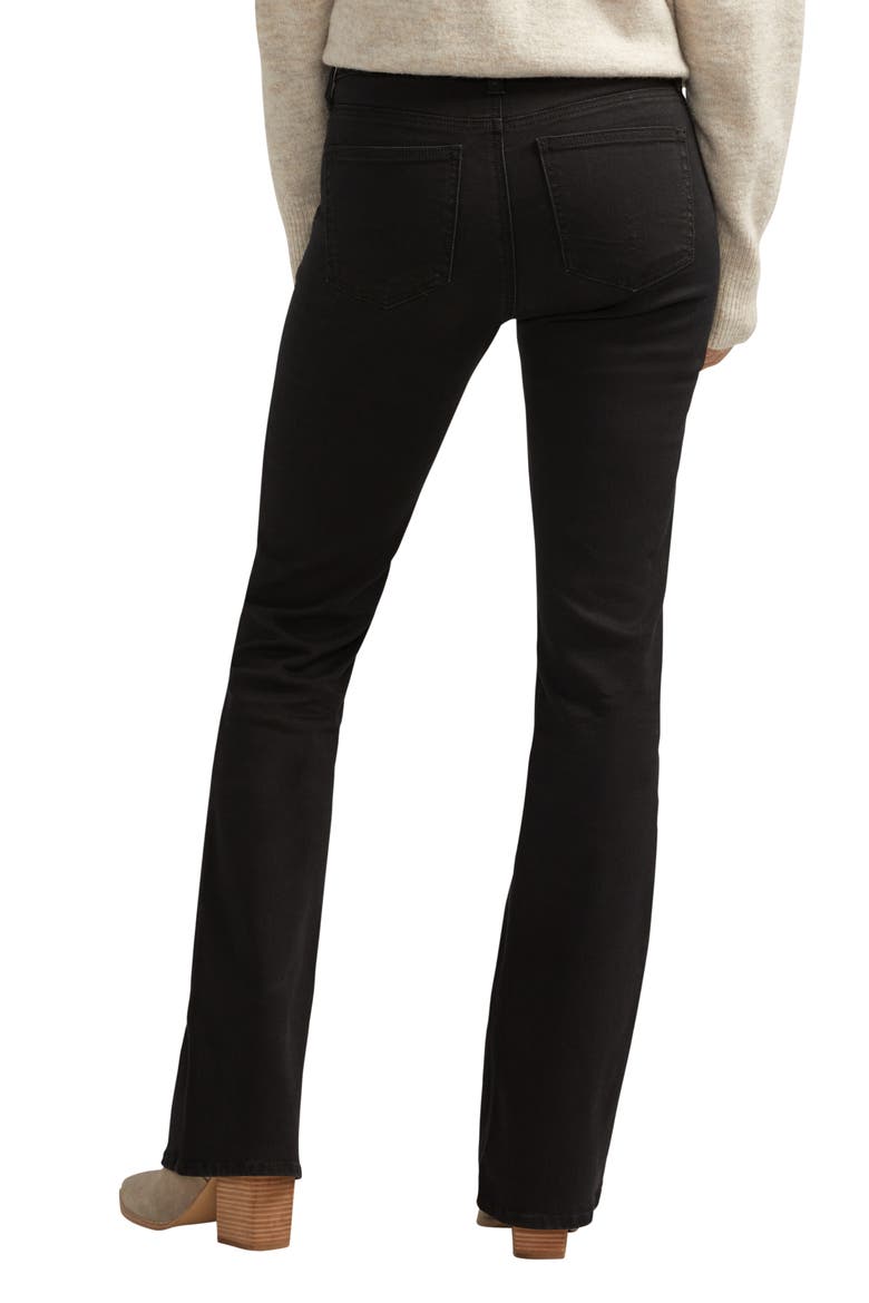Suki Curvy Slim Bootcut Jeans, Alternate, color, BLACK