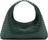 MANGO Mini Braided Leather Bag