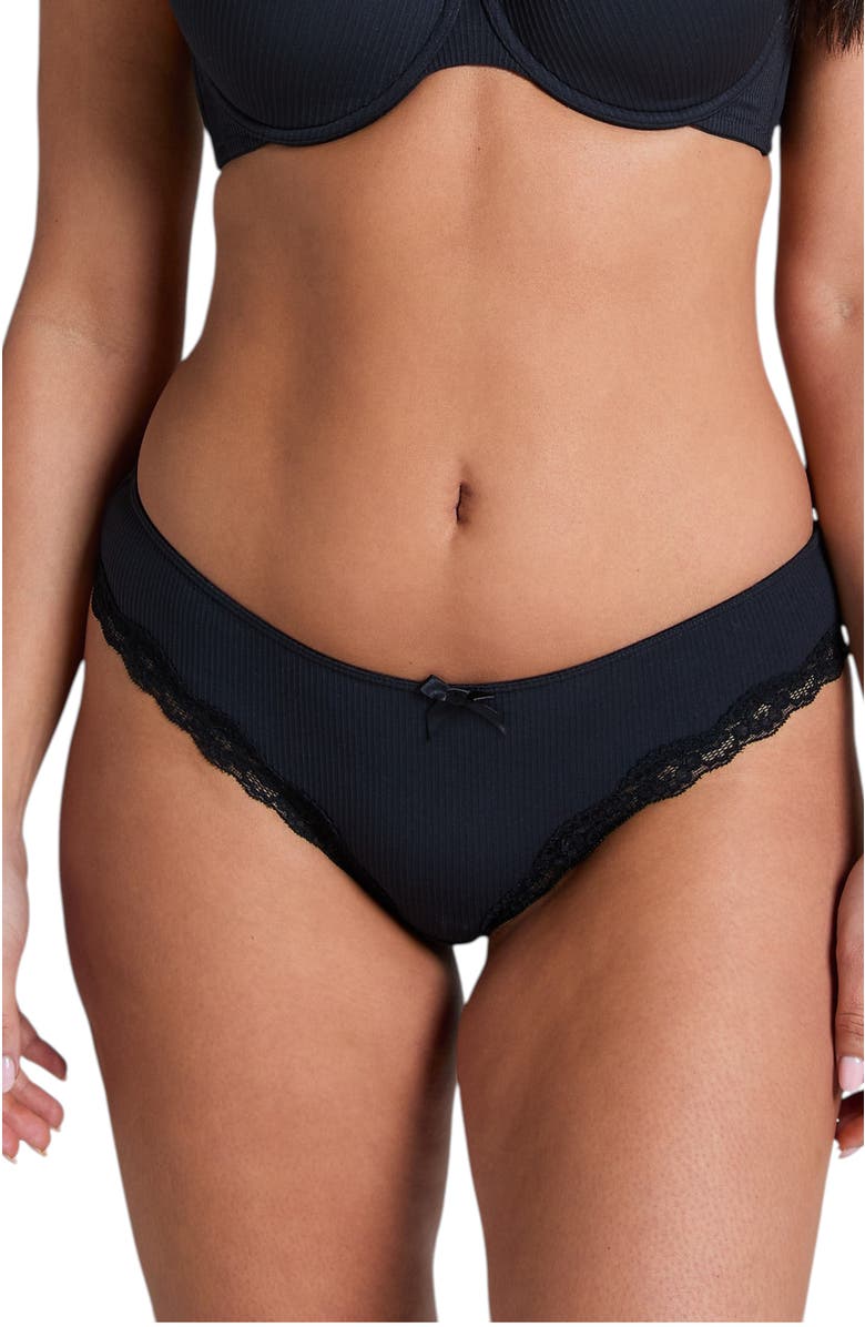 Hunkemöller Lola Brazilian, Main, color, Caviar