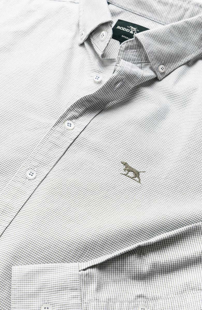 Rodd & Gunn Oxford Crossings Sports Fit Cotton Dobby Button-Down Shirt, Alternate, color, 