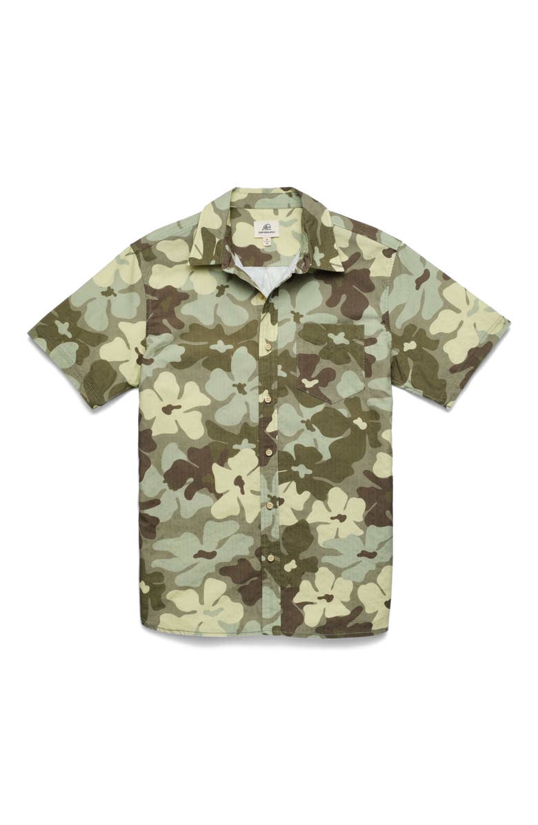 Surfside Supply Co. Joey Camo Shirt, Main, color, Camo Flower