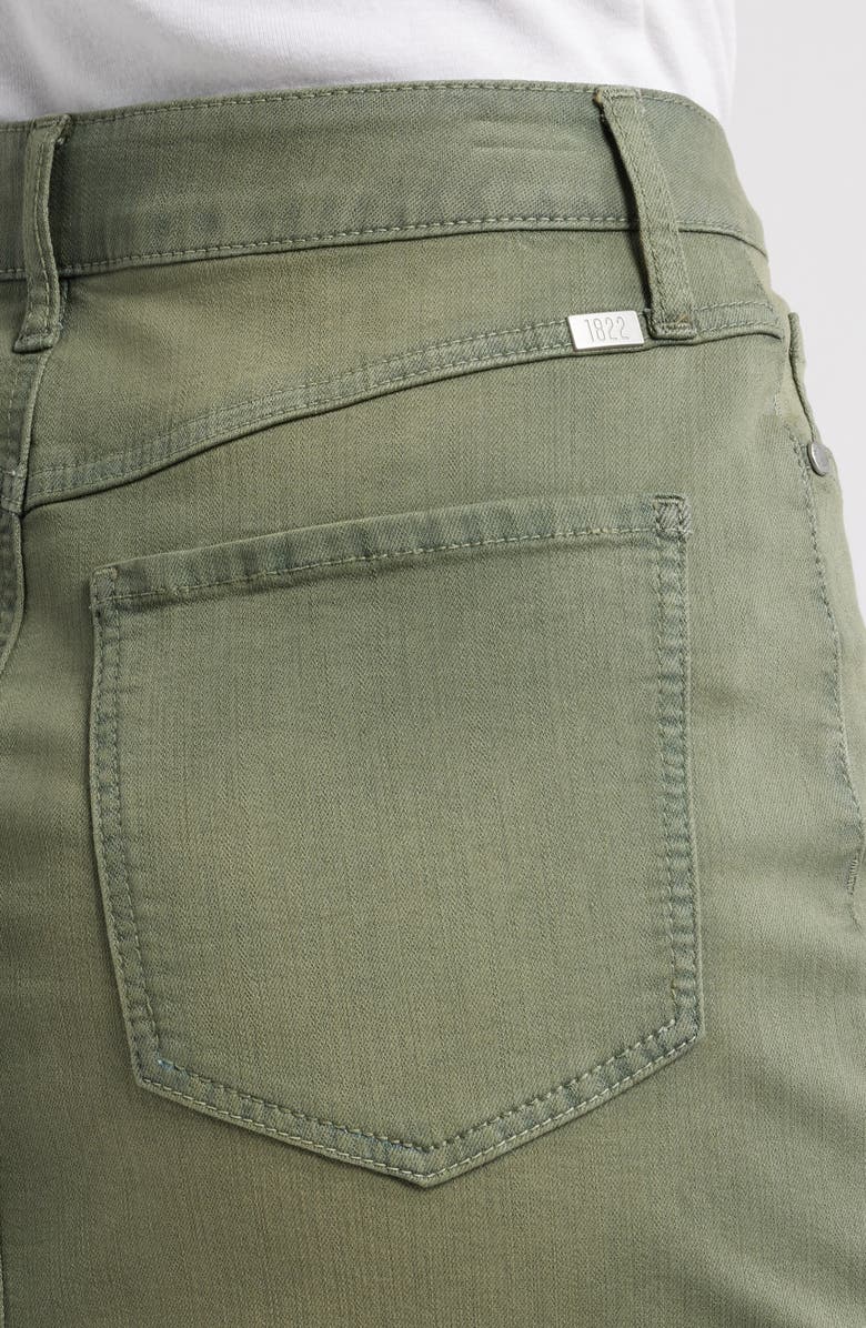 1822 Denim Slit Front Denim Maxi Skirt, Alternate, color, 