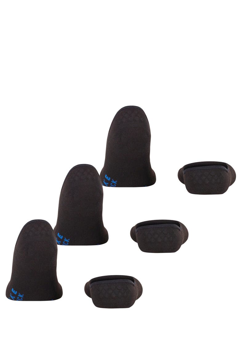Cool Kick 3-Pack No Show Socks, Alternate, color, Black