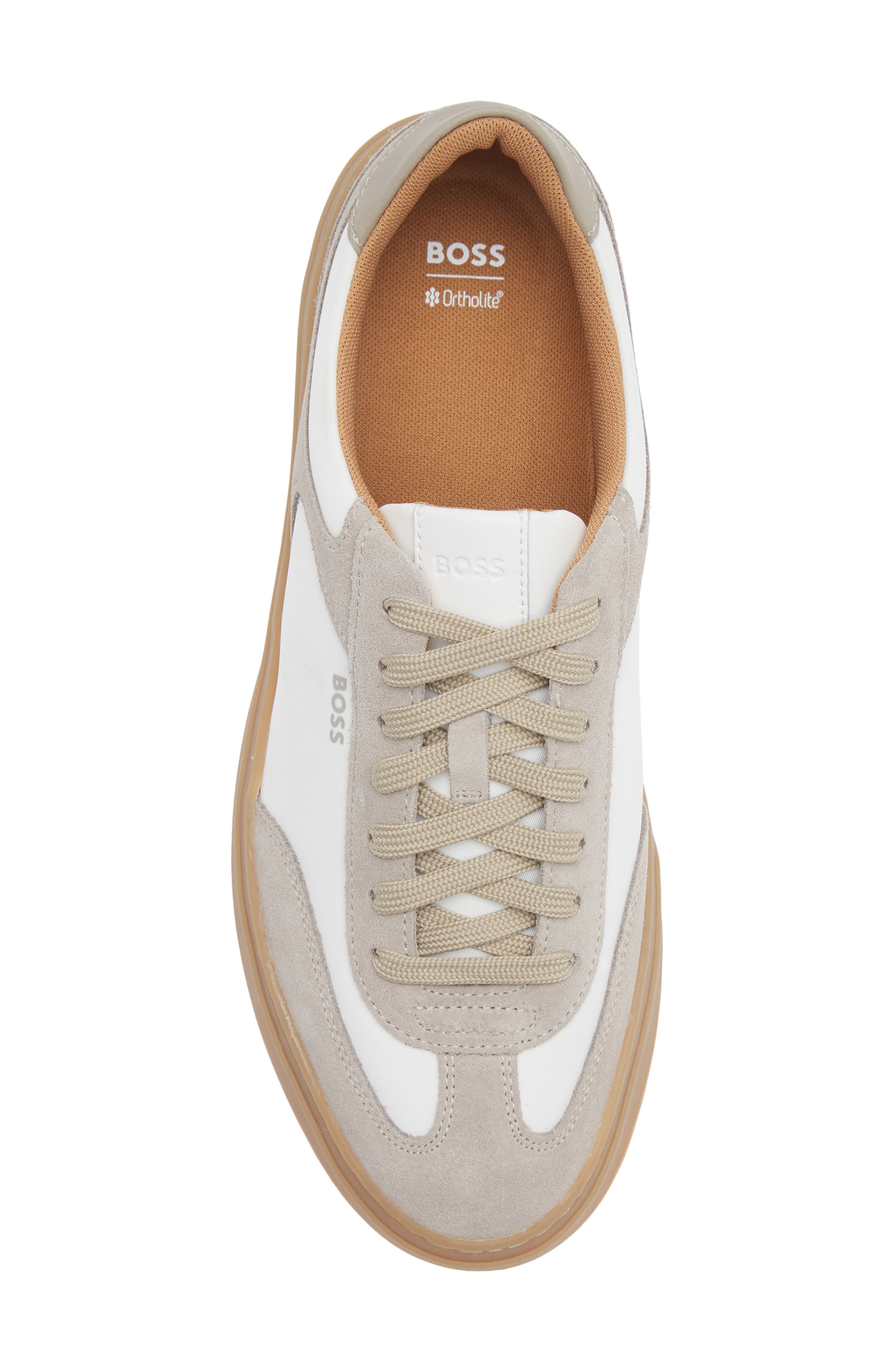 Kieran Low Top Racing Sneaker, Alternate, color, MEDIUM BEIGE
