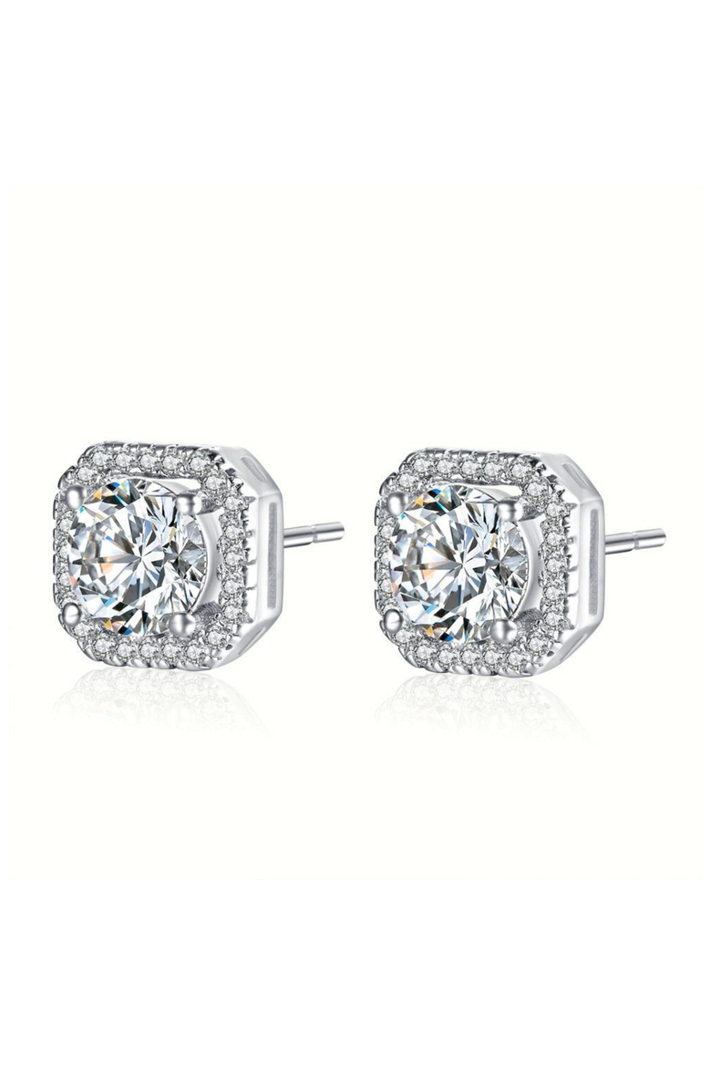 Katlyn Crystal Stud Earrings, Main, color, Silver