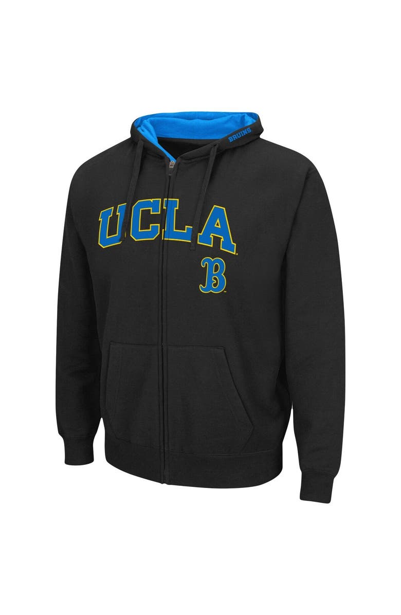 COLOSSEUM Men's Colosseum Black UCLA Bruins Arch & Logo 3.0 Full-Zip Hoodie, Alternate, color, Black
