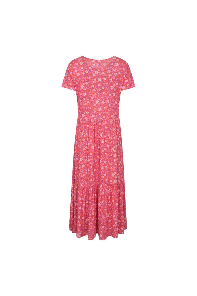 Sardinia Floral Tiered Dress, Alternate, color, Bright Pink