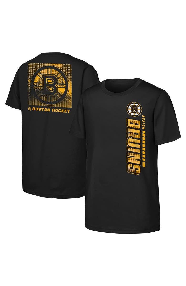 Outerstuff Youth  Black Boston Bruins Atmosphere T-Shirt, Alternate, color, Black