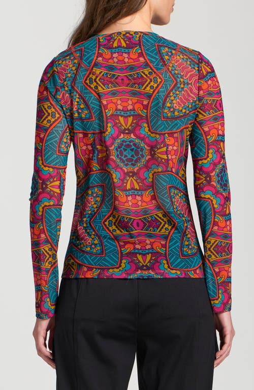 Apny Mesh Top In Brown