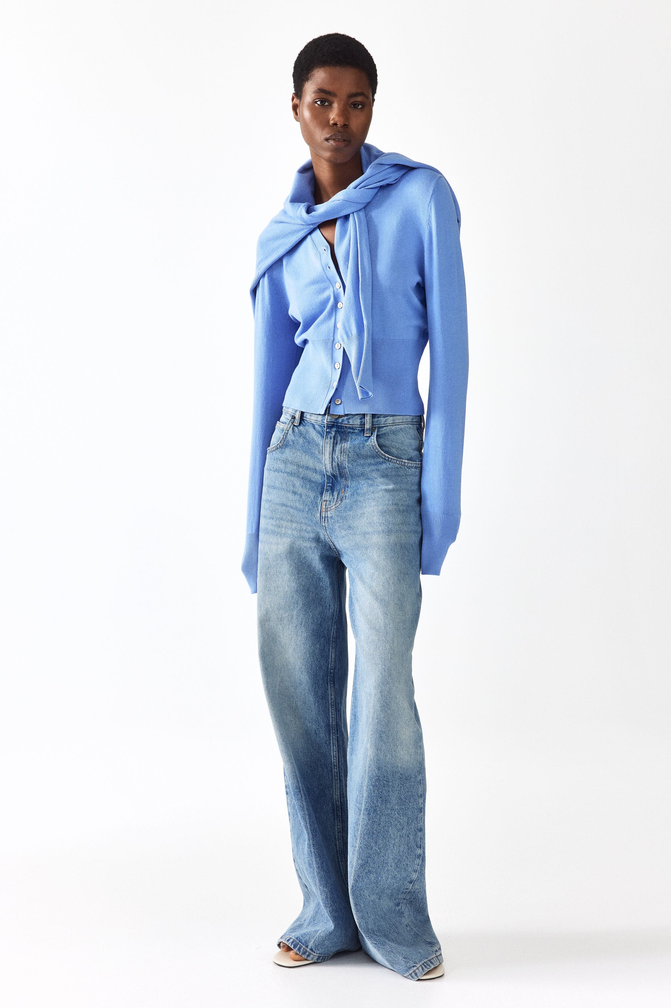 Fine-knit cardigan - image 3