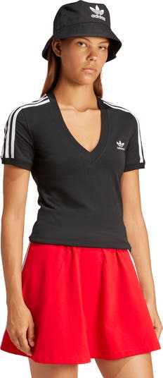 adidas Adicolor 3-Stripes V-Neck T-Shirt | Nordstrom