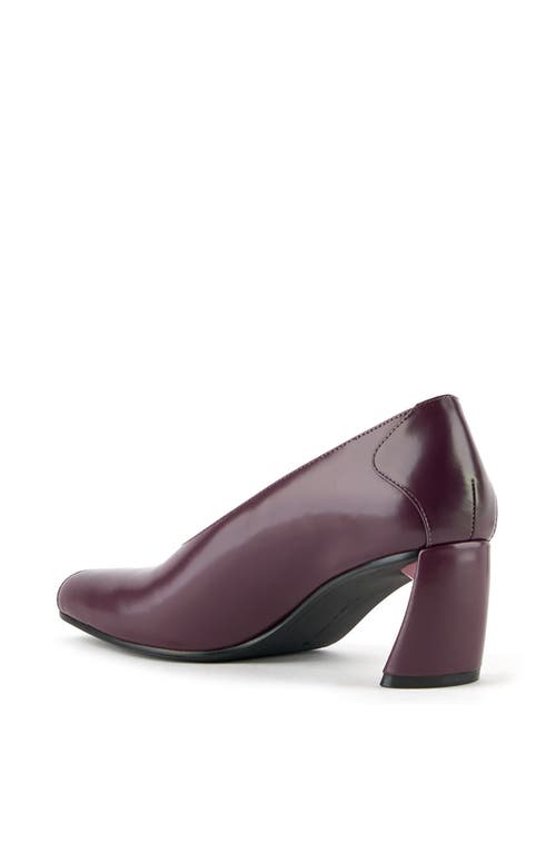 United Nude Zuma Dana Mid Pumps In Burgundy