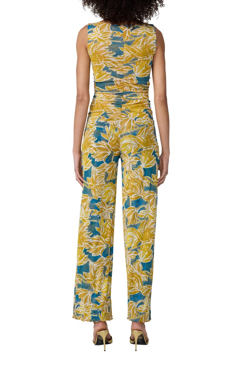 Cara Reversible Sleeveles Mesh Jumpsuit, Alternate, color, SEA PALM MID CRETE BLUE
