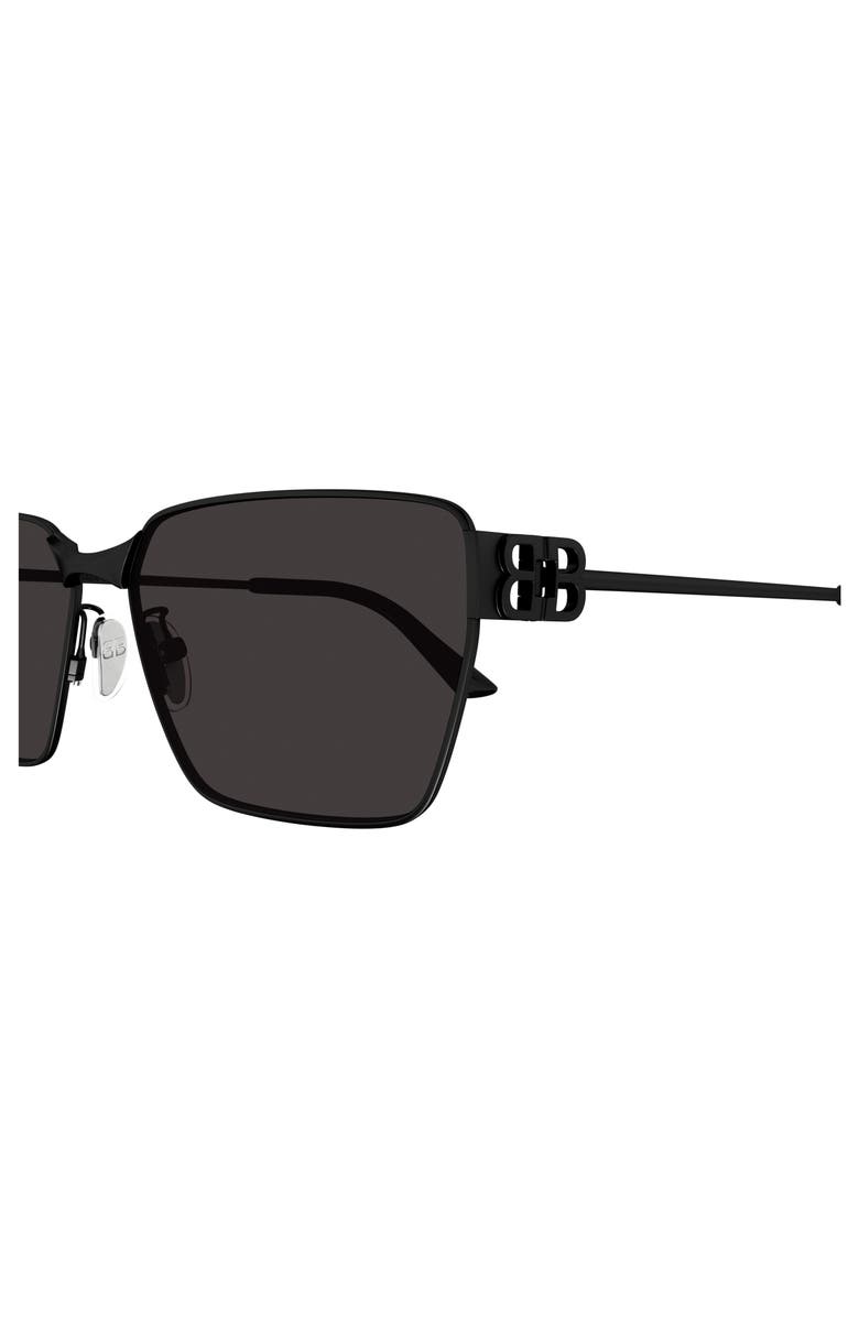 Balenciaga 63mm Square Sunglasses, Alternate, color, 