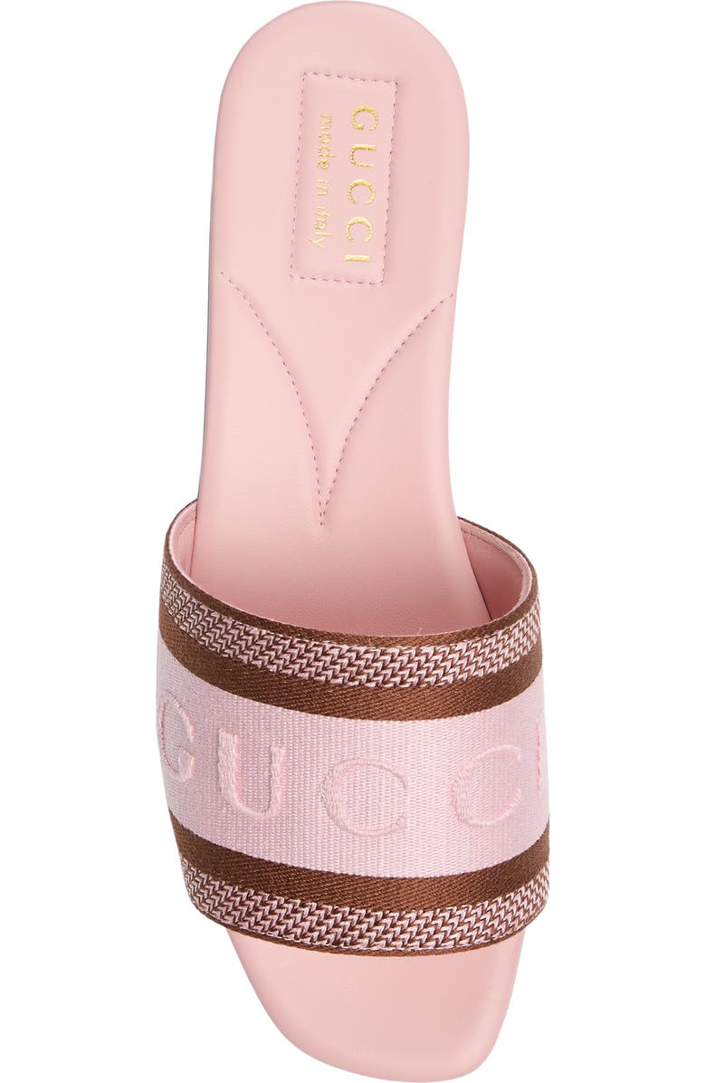 Gucci Jane Slide Sandal, Alternate, color, Mahogany/ Pink
