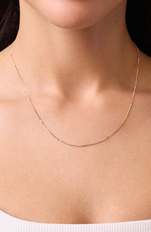 Bony Levy Two-tone 14k Gold Chain Necklace In Gold