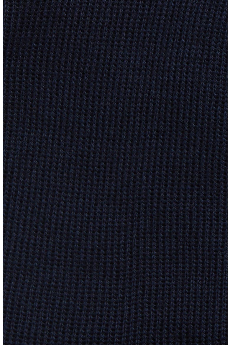 Logo Patch Virgin Wool Beanie, Alternate, color, DARK NAVY BLUE