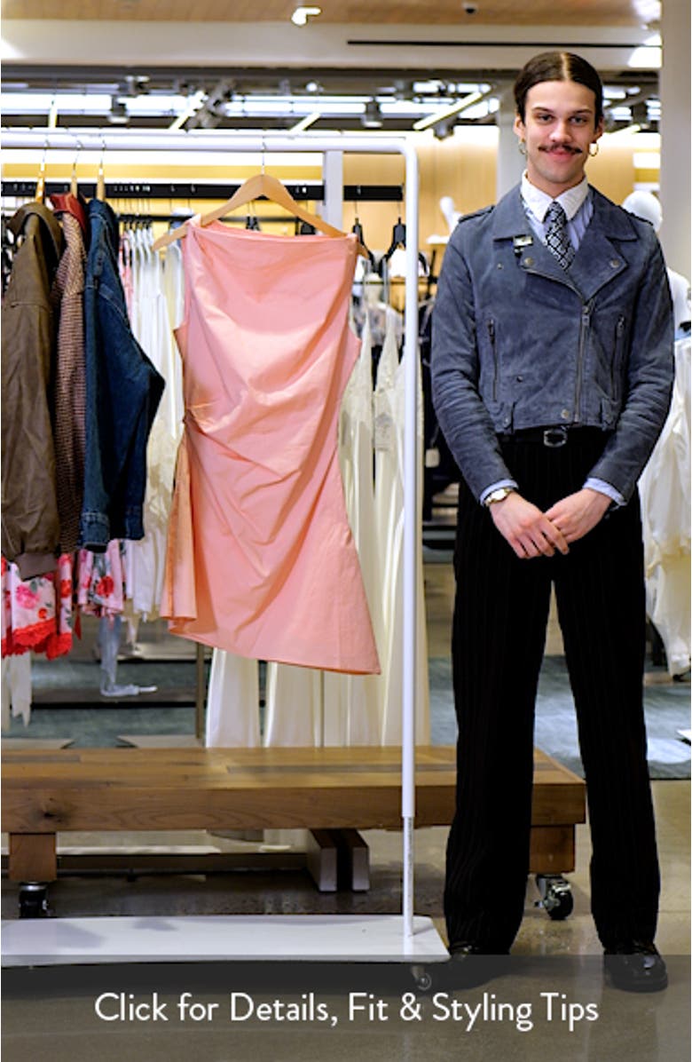 Callie Sleeveless Stretch Cotton Minidress, sales video thumbnail