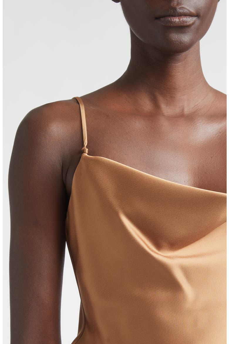 Monroe Liquid Satin Camisole, Alternate, color, VICUNA