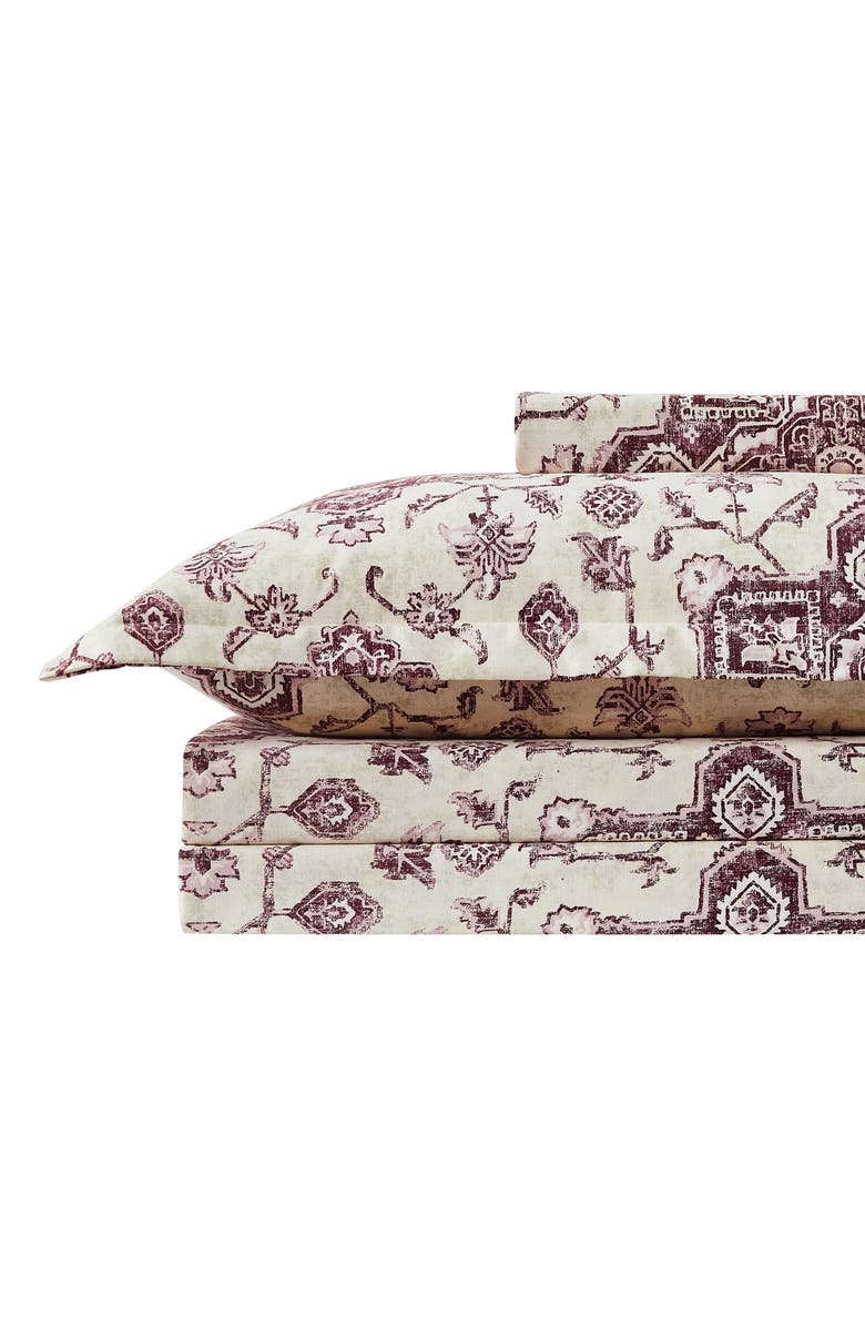 SOUTHSHORE FINE LINENS Persia Duvet Cover Set, Alternate, color, Eggplant