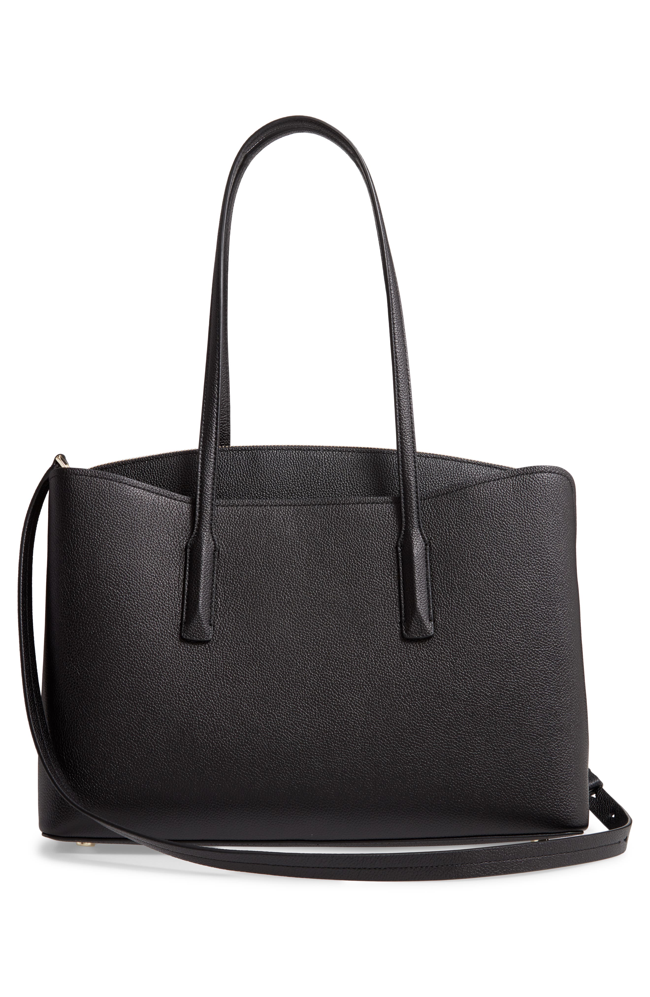 Kate Spade New York margaux large leather work tote, Alternate, color, 