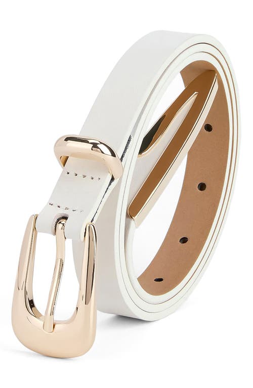 Ettika Liquid Metal Western Buckle Belt