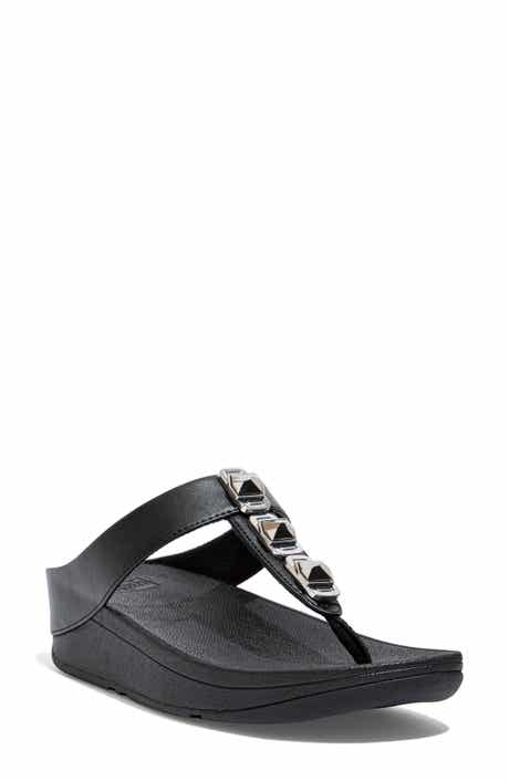 FitFlop Fino Crystal Wedge Flip Flop Sandal