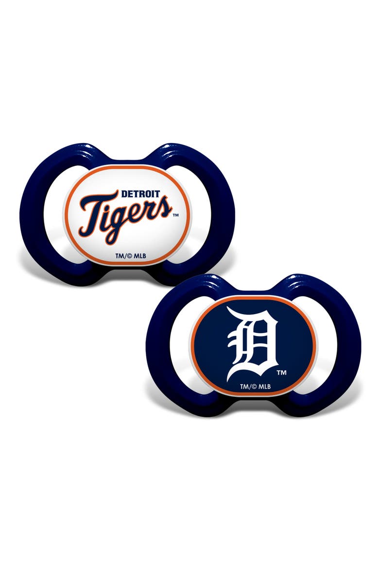 Detroit Tigers Pacifier 2-Pack, Main, color, Multicolor